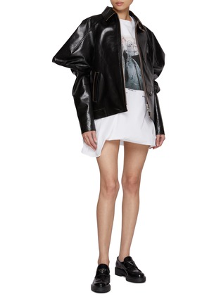 Figure View - Click To Enlarge - SACAI - Leather Jacket