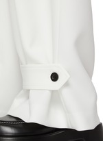 【sacai】Belted Buttoned Hem Wide Leg Pants SACAI | Belted Buttoned Hem Wide Leg Pants | Women | Lane