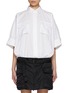 Main View - Click To Enlarge - SACAI - Contrast Shirt Dress