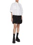 Figure View - Click To Enlarge - SACAI - Contrast Shirt Dress