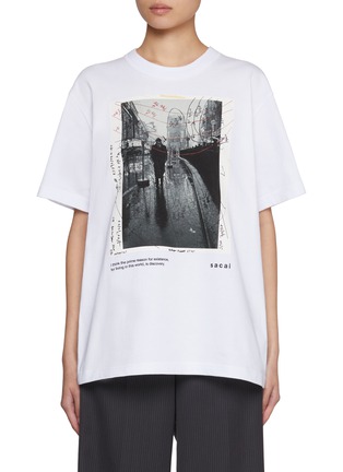 Main View - Click To Enlarge - SACAI - James Dean Cotton T-shirt