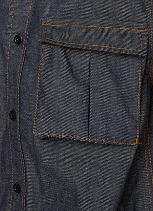  - SACAI - Denim Mix Shirt