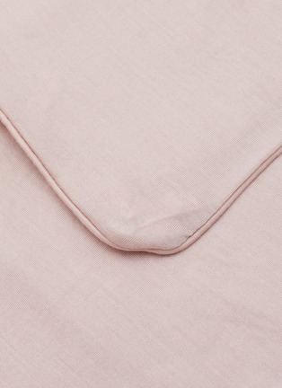 Detail View - Click To Enlarge - SHLEEP - Merino Jersey Super King Size Duvet Cover — Dusty Rose