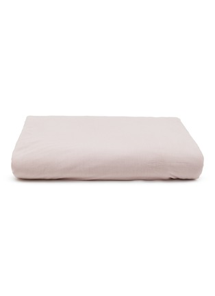 Main View - Click To Enlarge - SHLEEP - Merino Jersey Super King Size Duvet Cover — Dusty Rose