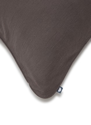 Detail View - Click To Enlarge - SHLEEP - Merino Jersey Standard Pillowcase Set of 2 — Charcoal Slate