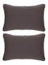 Main View - Click To Enlarge - SHLEEP - Merino Jersey Standard Pillowcase Set of 2 — Charcoal Slate