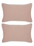 Main View - Click To Enlarge - SHLEEP - Merino Jersey Standard Pillowcase Set of 2 — Dusty Rose