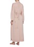 Back View - Click To Enlarge - SHLEEP - Merino Silk Seamless Knit Dressing Gown Size XS/S — Dusty Rose