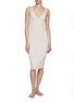 Front View - Click To Enlarge - SHLEEP - Merino Silk Seamless Knit Slip Dress Size XS — Ivory Tusk