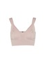 Main View - Click To Enlarge - SHLEEP - Extra Small Merino Silk Seamless Knit Bralette — Dusty Rose