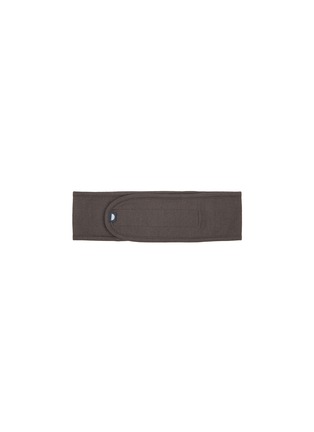  - SHLEEP - Merino Jersey Spa Headband — Charcoal Slate