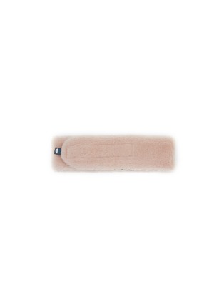  - SHLEEP - Merino Knitted Fleece Spa Headband — Dusty Rose