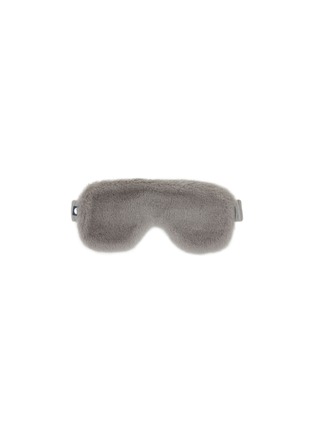 Main View - Click To Enlarge - SHLEEP - Merino Knitted Fleece Sleep Mask — Platinum Slate