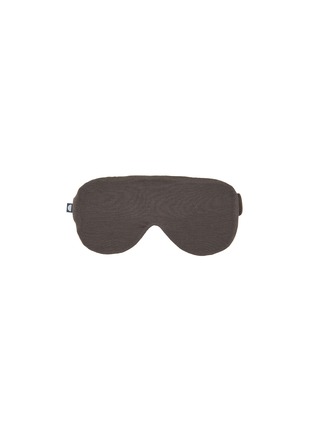 Main View - Click To Enlarge - SHLEEP - Merino Jersey Sleep Mask — Charcoal Slate