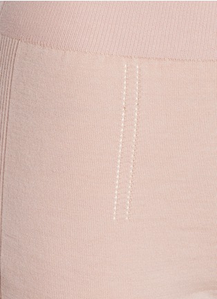  - SHLEEP - Merino Silk Seamless Knit Shorts Size S — Dusty Rose