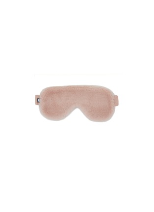 Main View - Click To Enlarge - SHLEEP - Merino Knitted Fleece Sleep Mask — Dusty Rose