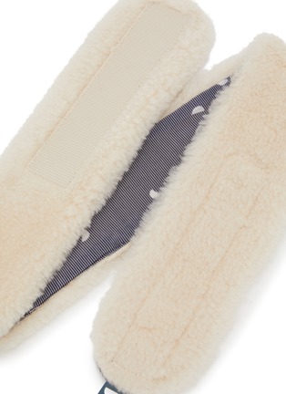 Detail View - Click To Enlarge - SHLEEP - Merino Knitted Fleece Spa Headband — Tropical Sand