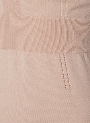 Detail View - Click To Enlarge - SHLEEP - Merino Silk Seamless Knit Slip Dress Size S — Dusty Rose