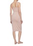 Back View - Click To Enlarge - SHLEEP - Merino Silk Seamless Knit Slip Dress Size S — Dusty Rose