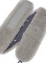 Detail View - Click To Enlarge - SHLEEP - Merino Knitted Fleece Spa Headband — Platinum Slate