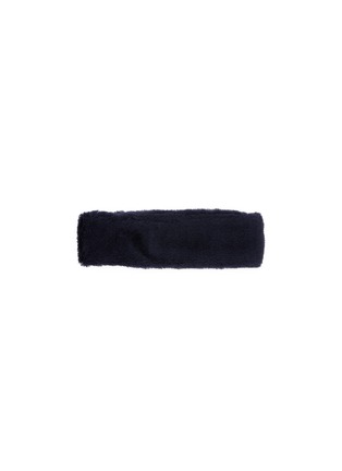 Main View - Click To Enlarge - SHLEEP - Merino Knitted Fleece Spa Headband — Arabian Nightsky