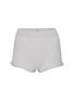 Main View - Click To Enlarge - SHLEEP - Merino Silk Seamless Knit Shorts Size M — Platinum Slate