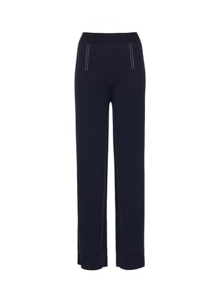 Main View - Click To Enlarge - SHLEEP - Merino Silk Seamless Knit Long Pants Size M/L — Arabian Nightsky