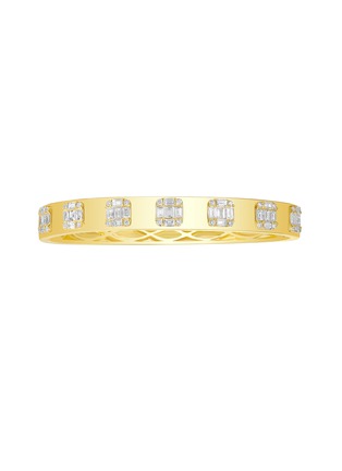 Main View - Click To Enlarge - LC COLLECTION JEWELLERY - Diamond 18K Gold Bangle