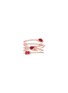 Main View - Click To Enlarge - LC COLLECTION JEWELLERY - Diamond Ruby 14K Rose Gold Ring  — Size US 7