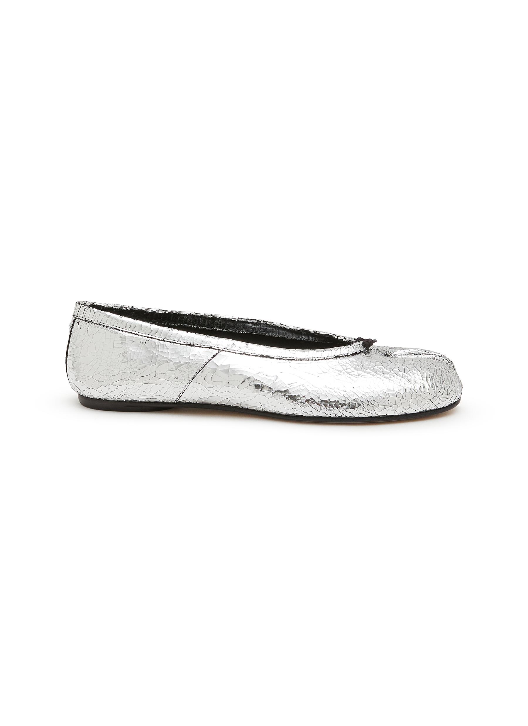 フラットシューズ MAISON MARGIELA 'Tabi Broken Mirror' ballet flats MAISON MARGIELA | Tabi Broken Mirror Leather Ballerina Flats