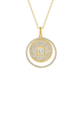 Main View - Click To Enlarge - LC COLLECTION JEWELLERY - Diamond 18K Gold Pendant Necklace