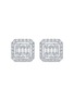 Main View - Click To Enlarge - LC COLLECTION JEWELLERY - Diamond 18K White Gold Stud Earrings