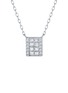 Main View - Click To Enlarge - LC COLLECTION JEWELLERY - Diamond 18K White Gold Pendant Necklace