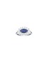 Main View - Click To Enlarge - LC COLLECTION JEWELLERY - Diamond Sapphire 18K White Gold Ring — Size US 6.5