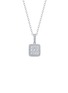 Main View - Click To Enlarge - LC COLLECTION JEWELLERY - Diamond 18K White Gold Pendant Necklace