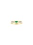 Main View - Click To Enlarge - LC COLLECTION JEWELLERY - Diamond Emerald 18K Gold Ring — Size US 7