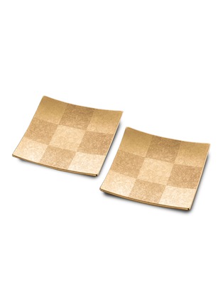 ARTIFACTT | Hakuichi Checkered Square Plate Set of 2