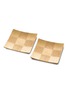 Main View - Click To Enlarge - ARTIFACTT - Hakuichi Checkered Square Plate Set of 2