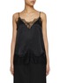 Main View - Click To Enlarge - MO&CO. - V-Neck Lace Trim Cami Top