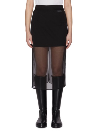 Main View - Click To Enlarge - MO&CO. - Detachable Mesh Layer Skirt