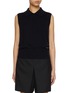 Main View - Click To Enlarge - MO&CO. - Sleeveless Wool Polo Top