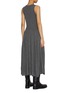 Back View - Click To Enlarge - MO&CO. - Sleeveless Knitted Wool Blend Midi Dress