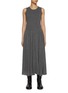 Main View - Click To Enlarge - MO&CO. - Sleeveless Knitted Wool Blend Midi Dress