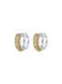 Main View - Click To Enlarge - LC COLLECTION JEWELLERY - Diamond Natural Yellow Diamond 18K Gold Hoop Earrings