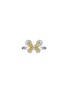 Main View - Click To Enlarge - LC COLLECTION JEWELLERY - Diamond 18K White Gold Butterfly Ring — US 7