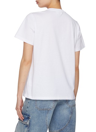 Back View - Click To Enlarge - GANNI - Basic Jersey Duckie Relaxed Cotton T-shirt