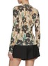 Back View - Click To Enlarge - GANNI - Printed Mesh Long Sleeve Top