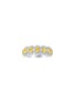 Main View - Click To Enlarge - LC COLLECTION JEWELLERY - Diamond 18K White Yellow Gold Ring — US 7