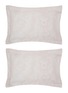 Main View - Click To Enlarge - CELSO DE LEMOS - Pompadour Pillowcase Set of 2 — 500 Nuage Rose