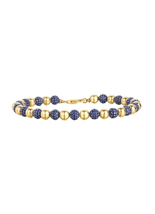 Main View - Click To Enlarge - LC COLLECTION JEWELLERY - Diamond Sapphire 18K White Yellow Gold Bracelet